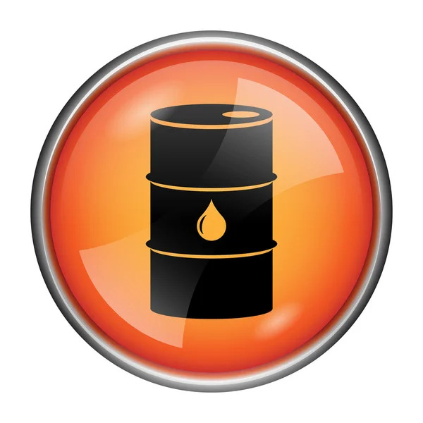 石油桶图标 — 图库照片