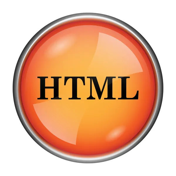 HTML εικονίδιο — Φωτογραφία Αρχείου