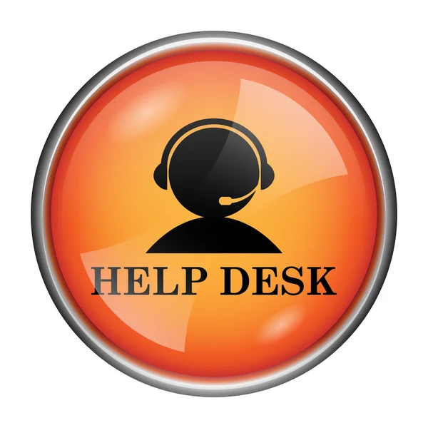 Ícone helpdesk — Fotografia de Stock