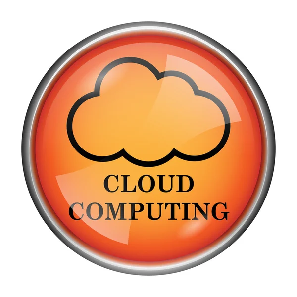 Cloud computing pictogram — Stockfoto