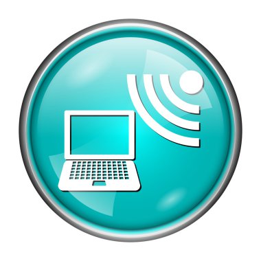 kablosuz dizüstü bilgisayar simgesi