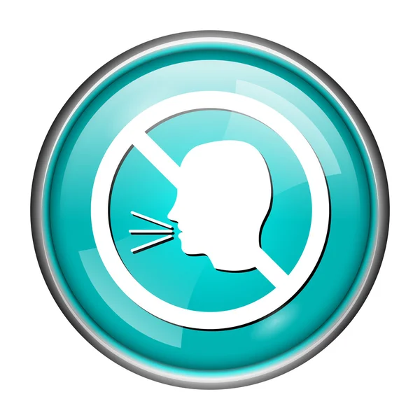 No talking icon — Stock Photo, Image