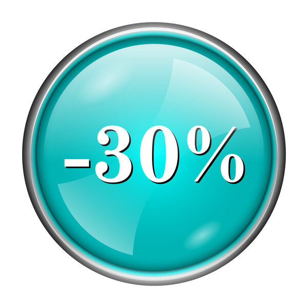30 percent discount icon