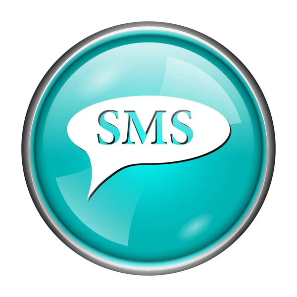 SMS balonu simgesinin — Stok fotoğraf