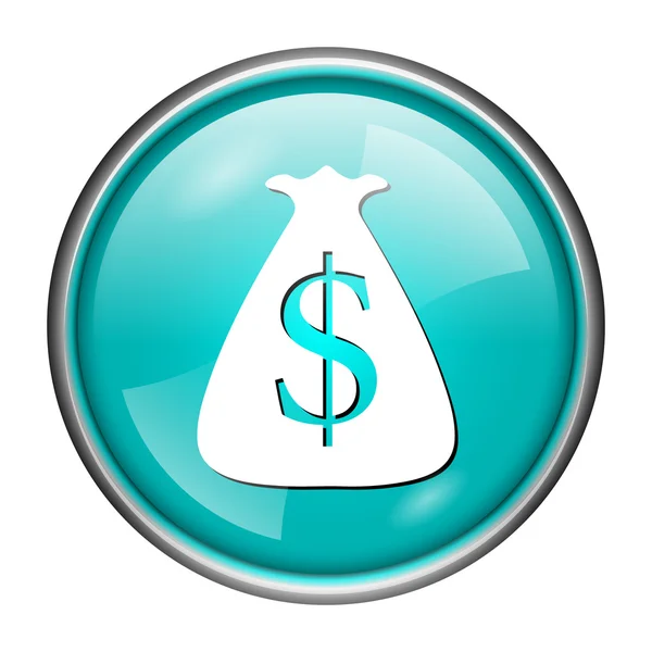 Dollar sack icon — Stock Photo, Image