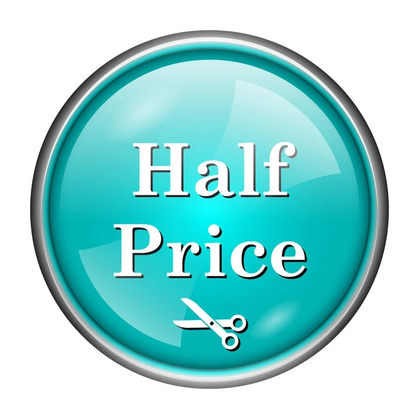 Half price icon — Stock Photo, Image