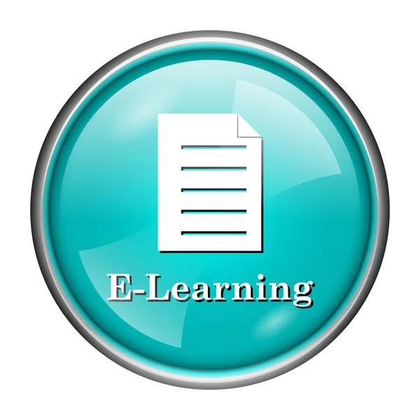 E-Learning-Ikone — Stockfoto