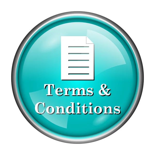 Terms and conditions icon — Stock Photo, Image