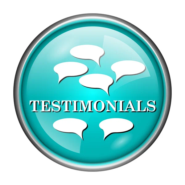 Testimonials icon — Stock Photo, Image