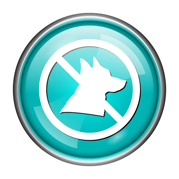 Förbjudna hundar ikonen — Stockfoto