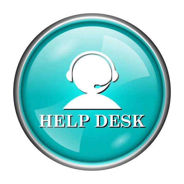 Ikona Helpdesk — Zdjęcie stockowe