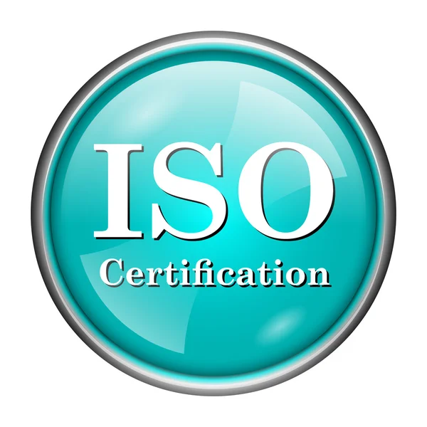 Εικονίδιο πιστοποίηση ISO — Φωτογραφία Αρχείου