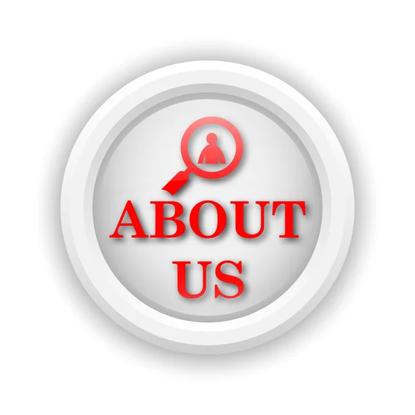 About us icon — Stock Photo, Image