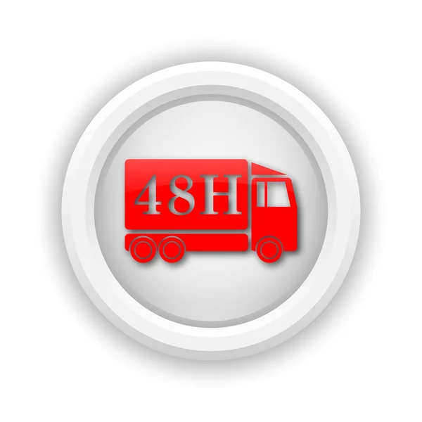 48H delivery truck icon — Stock Photo, Image