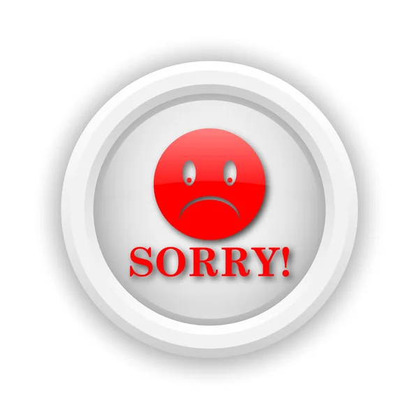 Sorry icon — Stock Photo, Image