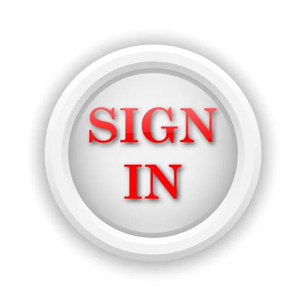 Sign in icon — Stock Photo, Image