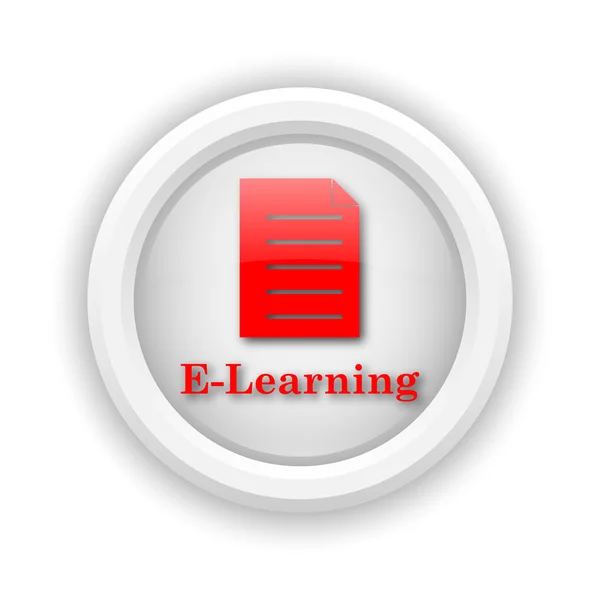 Icona e-learning — Foto Stock