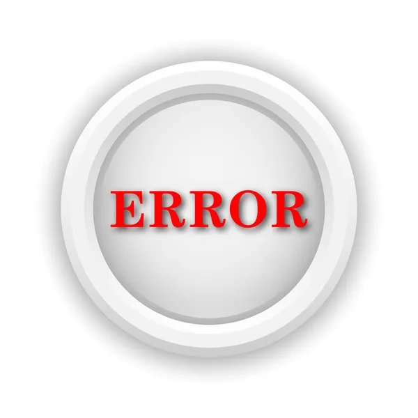 Error icon — Stock Photo, Image