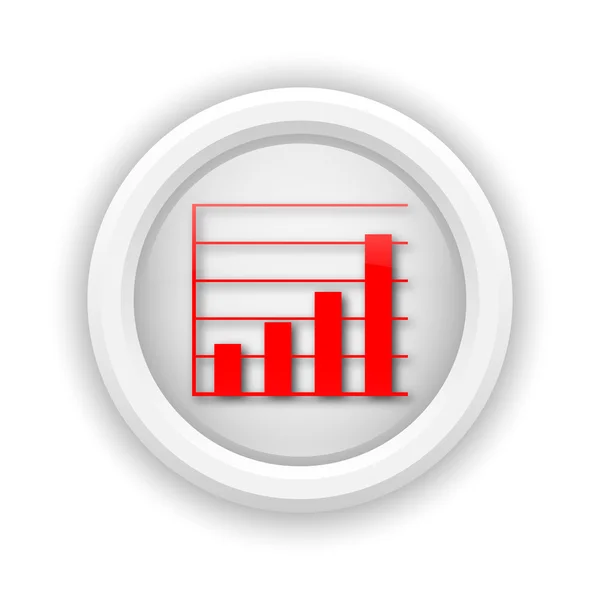 Grafik çubukları simgesi — Stok fotoğraf