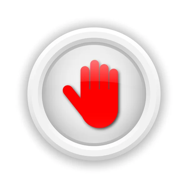 Stop pictogram — Stockfoto