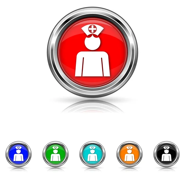 Hemşire simgesi - altı renk ayarla