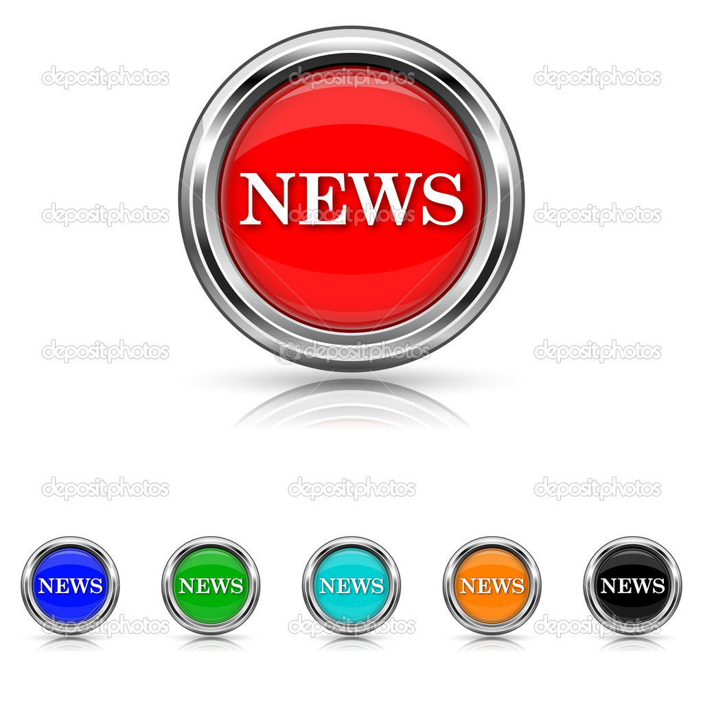 News icon - six colours set
