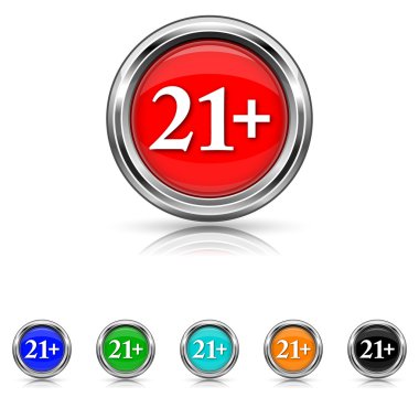 21 artı simgesi - altı renk kümesi