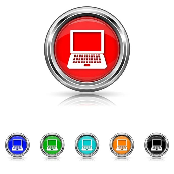 Reaptop icon - six colours set — стоковый вектор