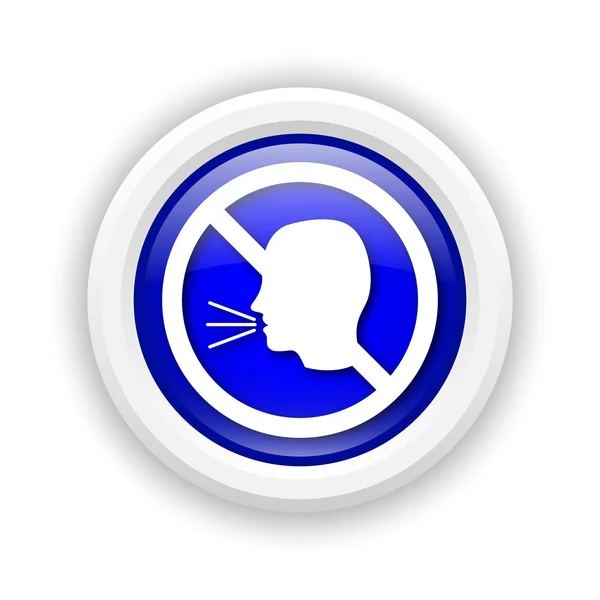 No talking icon — Stock Photo, Image