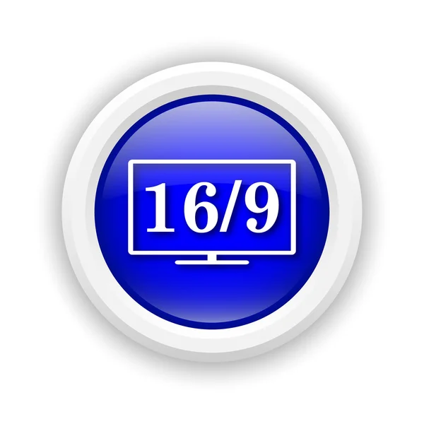 16 9 tv pictogram — Stockfoto