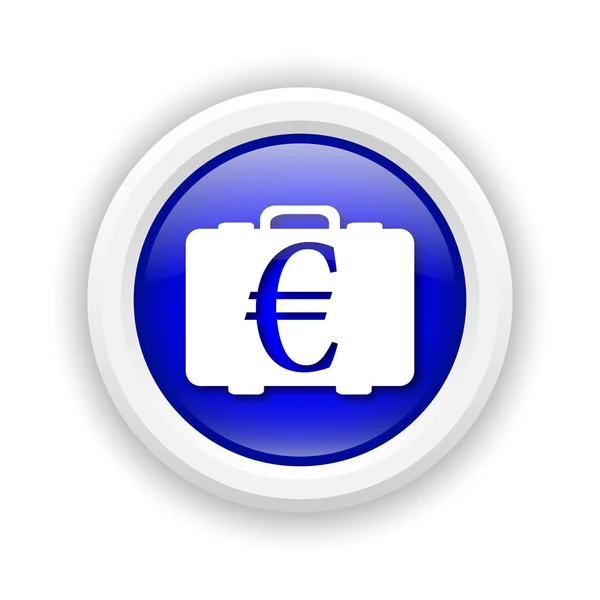 Euro zak pictogram — Stockfoto