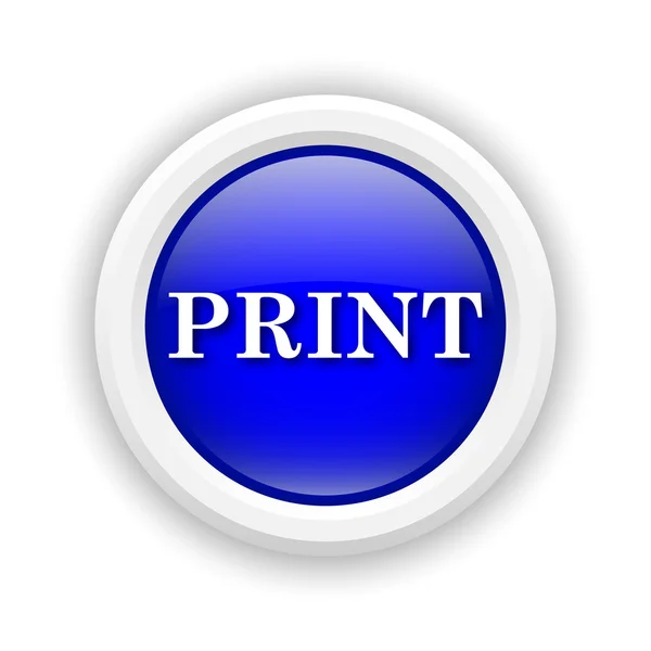 Print icon — Stock Photo, Image