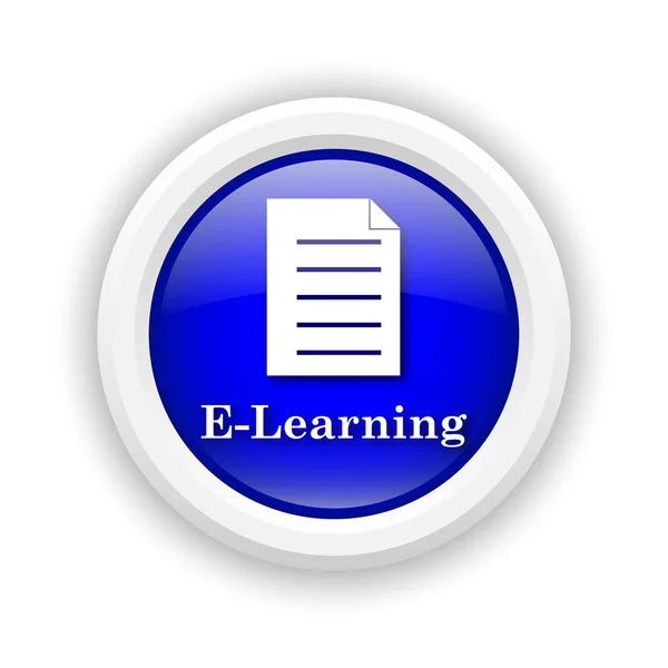 Icona e-learning — Foto Stock