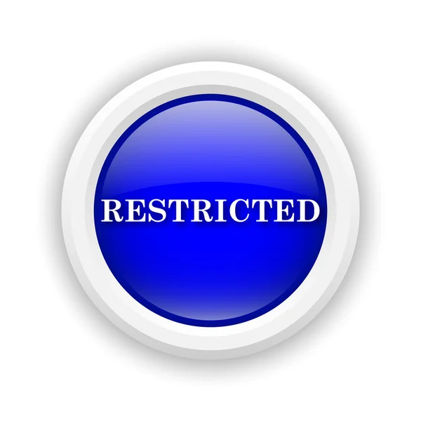 Restricted icon — Stock Photo, Image