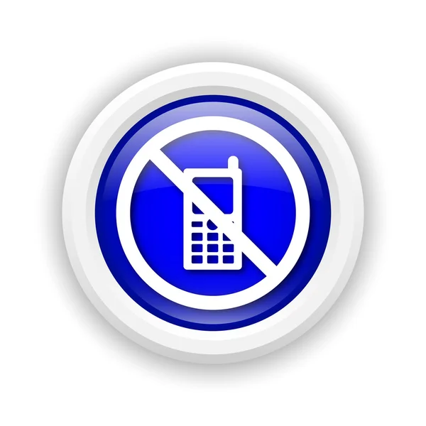 Ograniczone ikona telefonu komórkowego — Zdjęcie stockowe