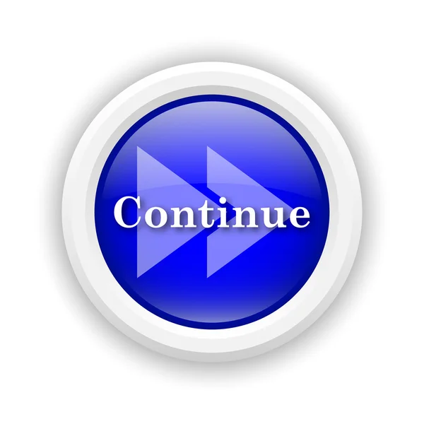 Continue icon — Stock Photo, Image