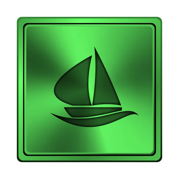 Icona della barca a vela — Foto Stock