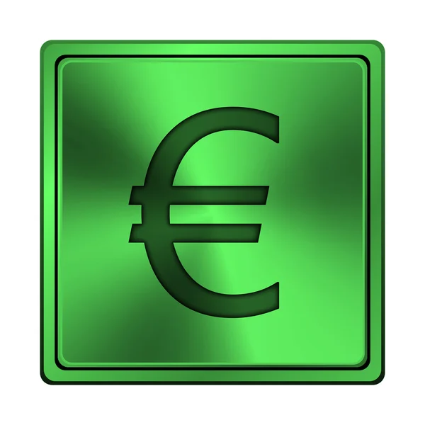 Ícone do euro — Fotografia de Stock