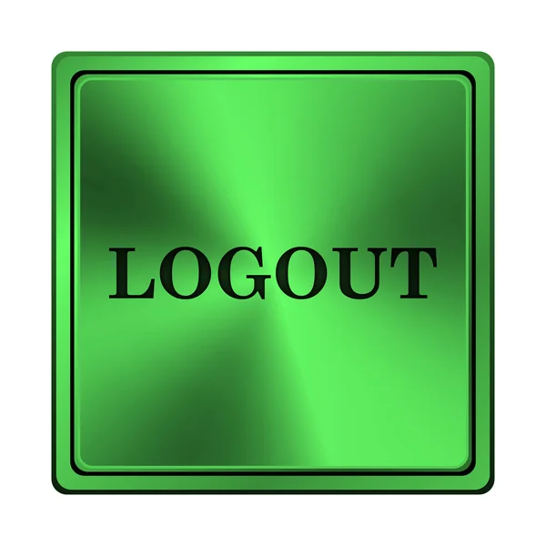 Logout icon — Stock Photo, Image