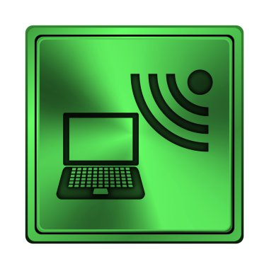 kablosuz dizüstü bilgisayar simgesi