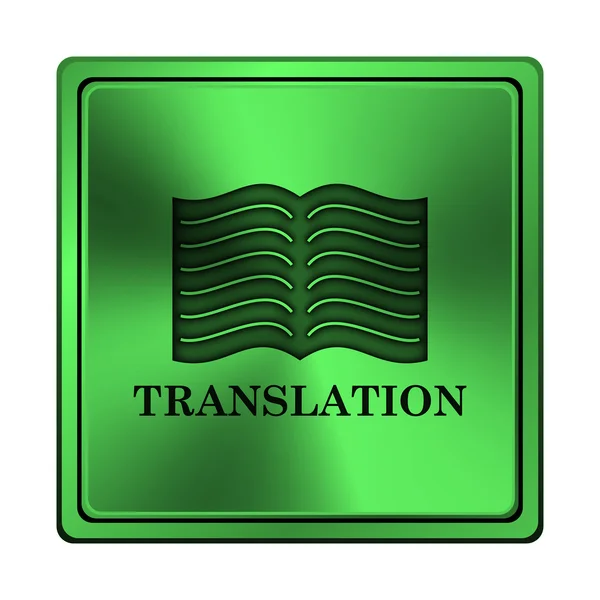 Icono libro de traducción — Foto de Stock