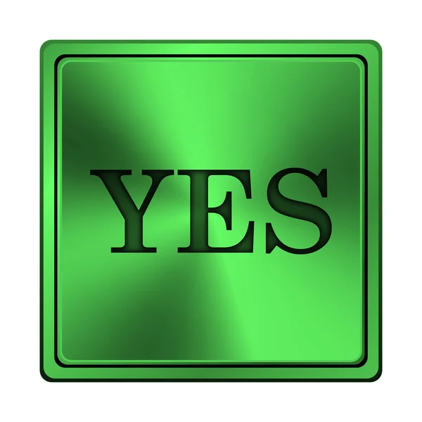 Yes icon — Stock Photo, Image