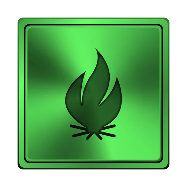 Tűz ikonra — Stock Fotó