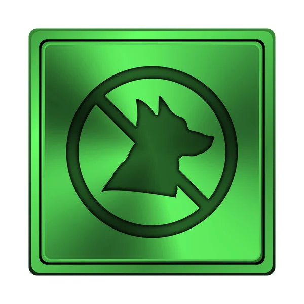 Forbidden dogs icon — Stock Photo, Image