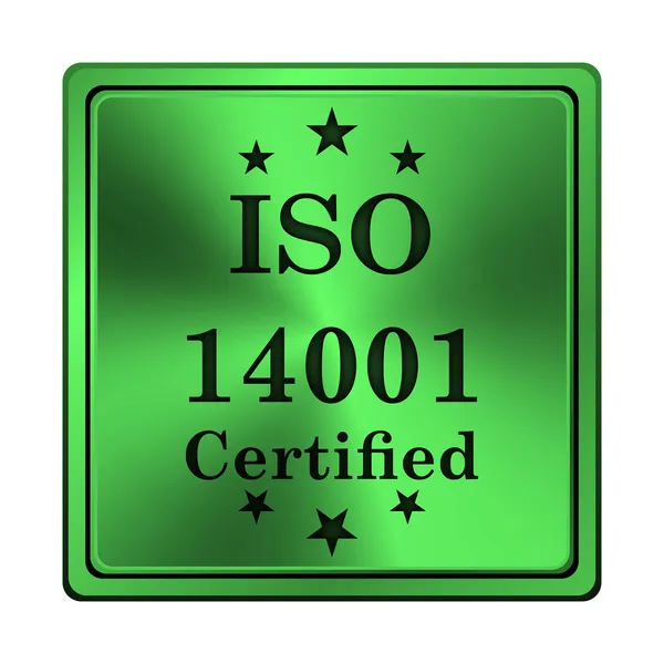 ISO14001 icono —  Fotos de Stock