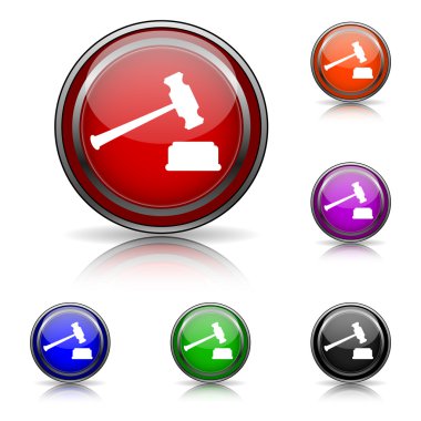 Yargıç çekiç simgesi