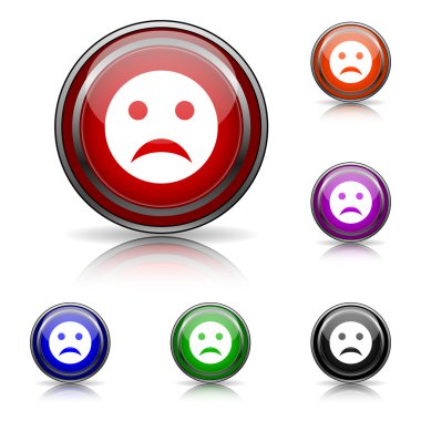 üzgün smiley simgesi