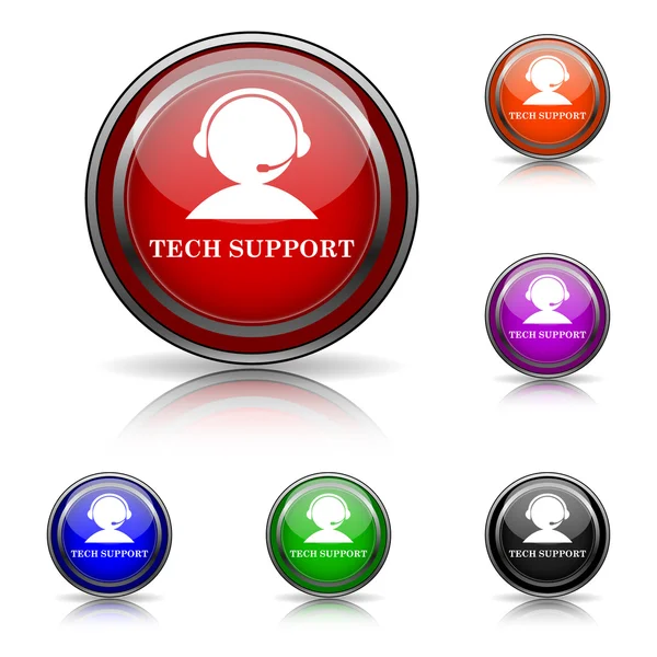 Tech support ikonen — Stock vektor
