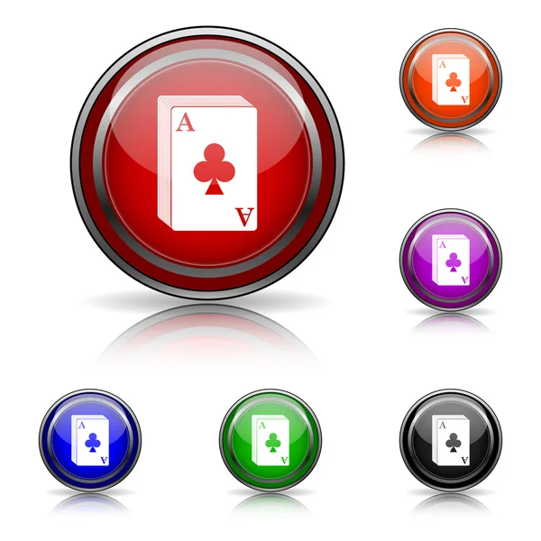 Kartenspiel-Symbol — Stockvektor