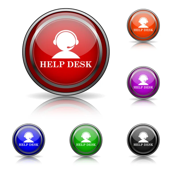 Icono del Helpdesk — Vector de stock